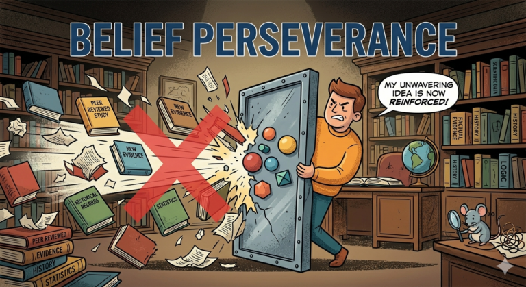 Belief Perseverance: Bagaimana Keyakinan Tetap Bertahan Meski Ada Bukti yang Bertentangan?
